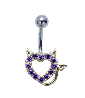 Devil Heart Belly Piercing BP-1916